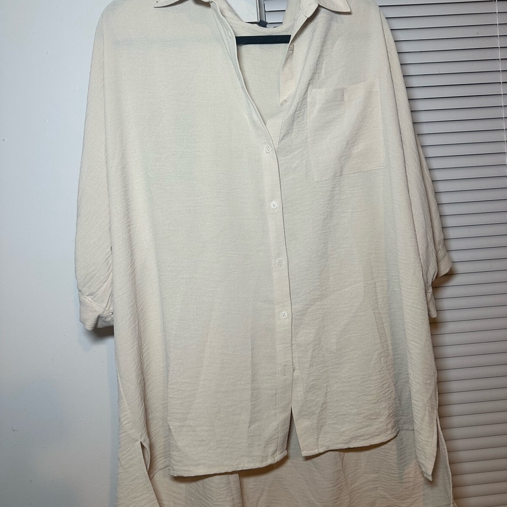 Men's Cream Shirt